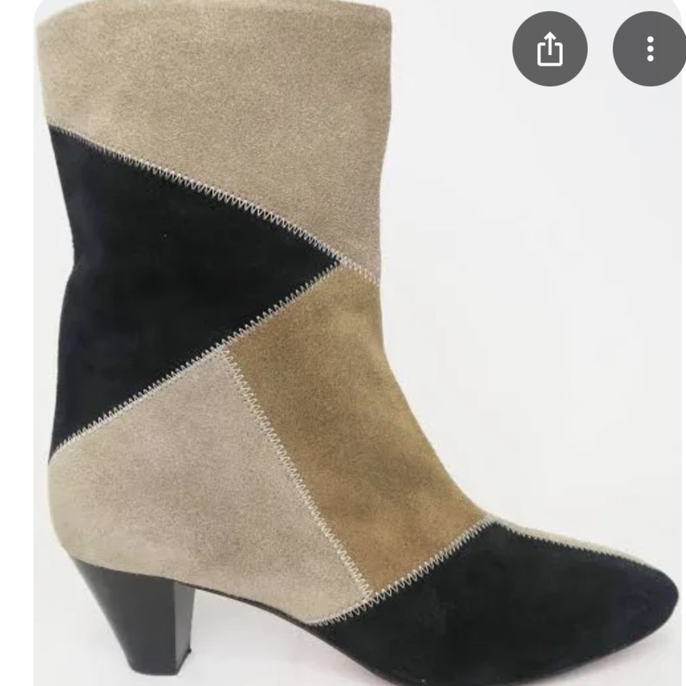 Isabel Marant suede patchwork boots 39 - Picture 6 of 6